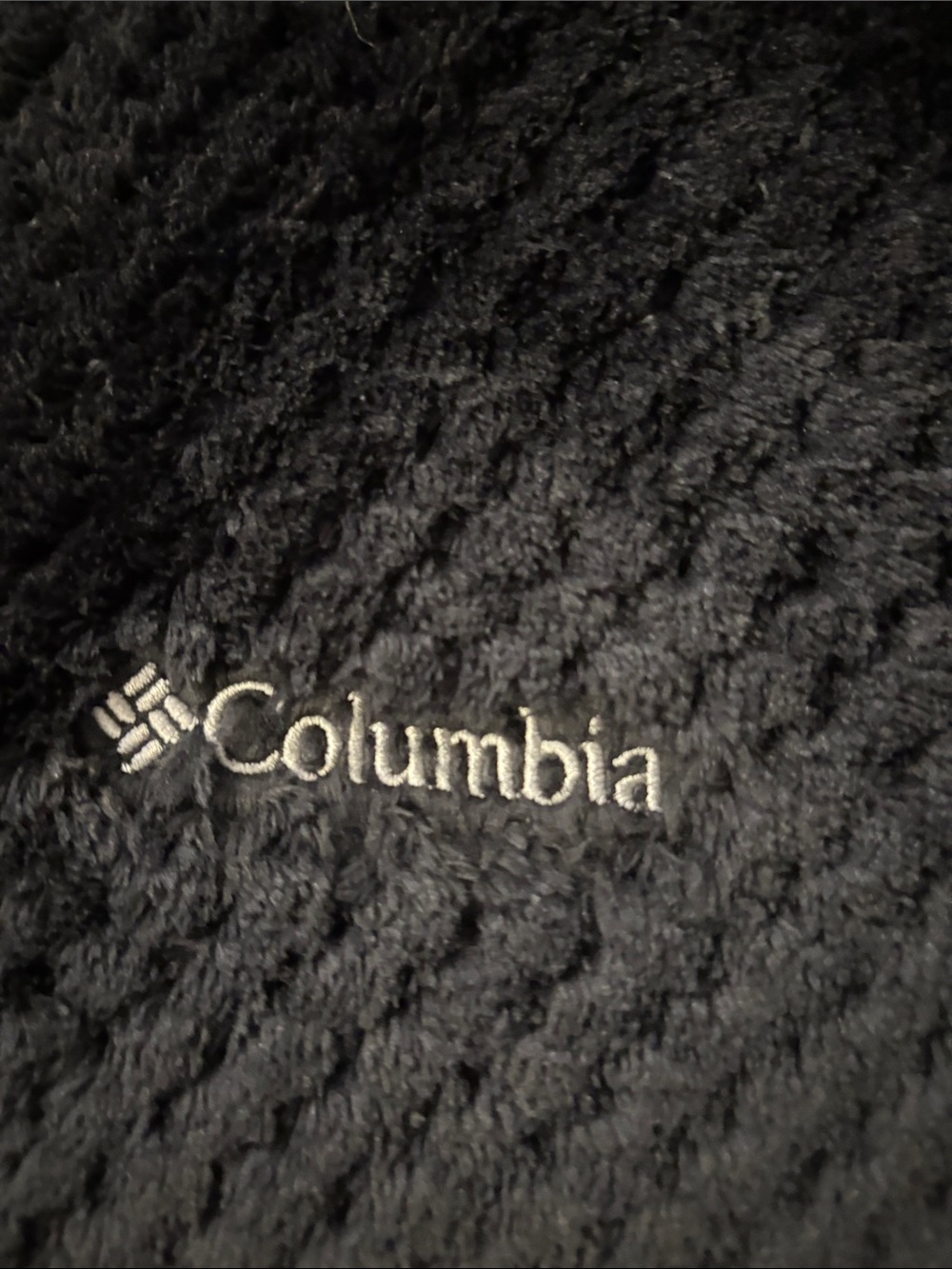 Columbia Women’s Black Plush Full-Zip Teddy Jacket - Picture 3 of 4